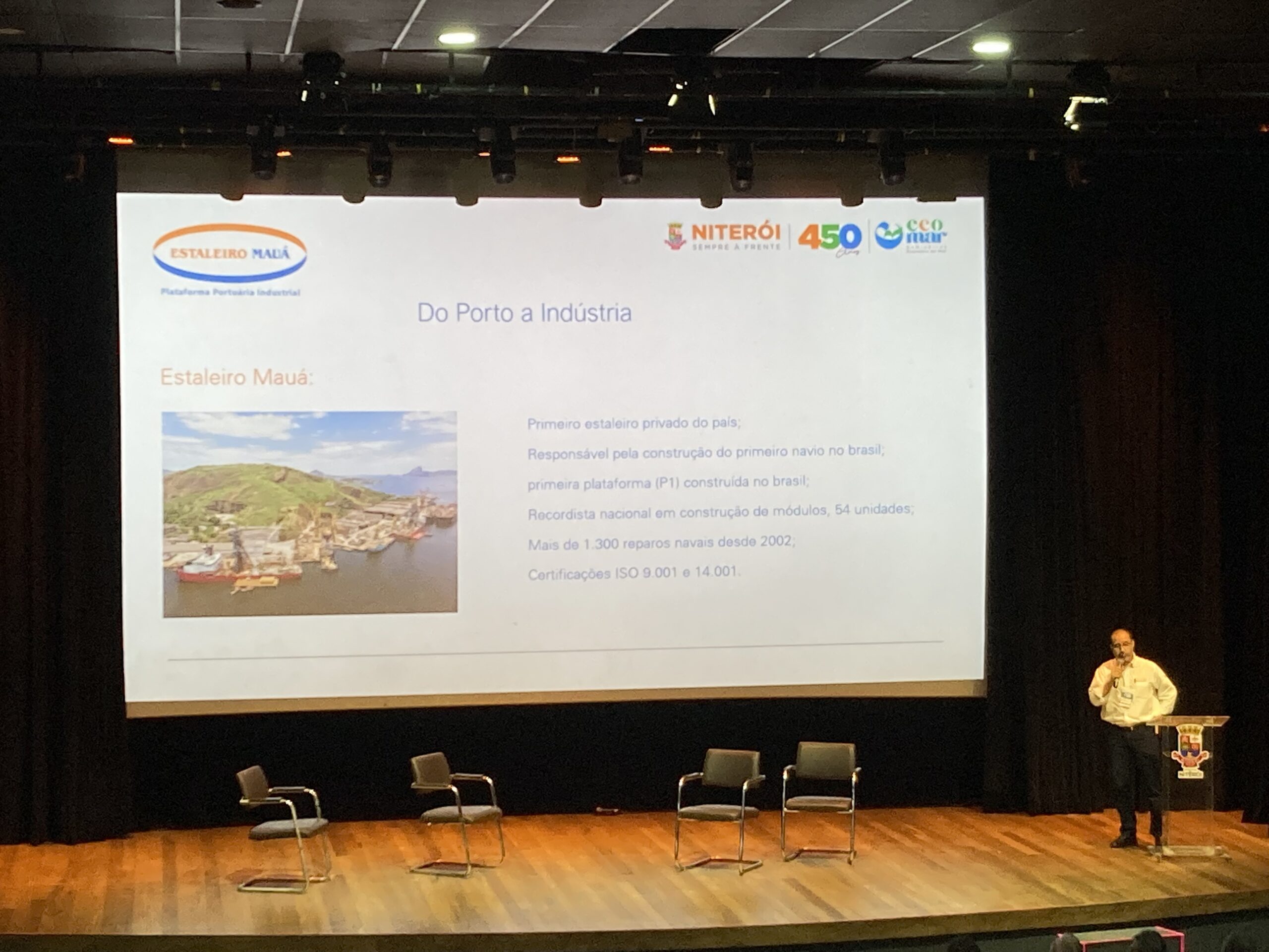 Apresentação Estaleiro Mauá – ECOMAR 2023